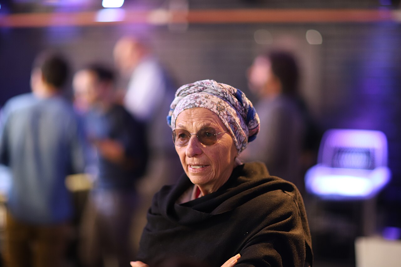 Emma Bonino durante un evento sui diritti a Roma nel 2017