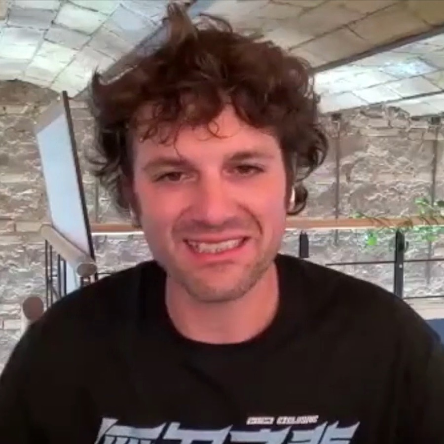 Frank Matano durante un’intervista a Funweek.it nell’aprile 2024