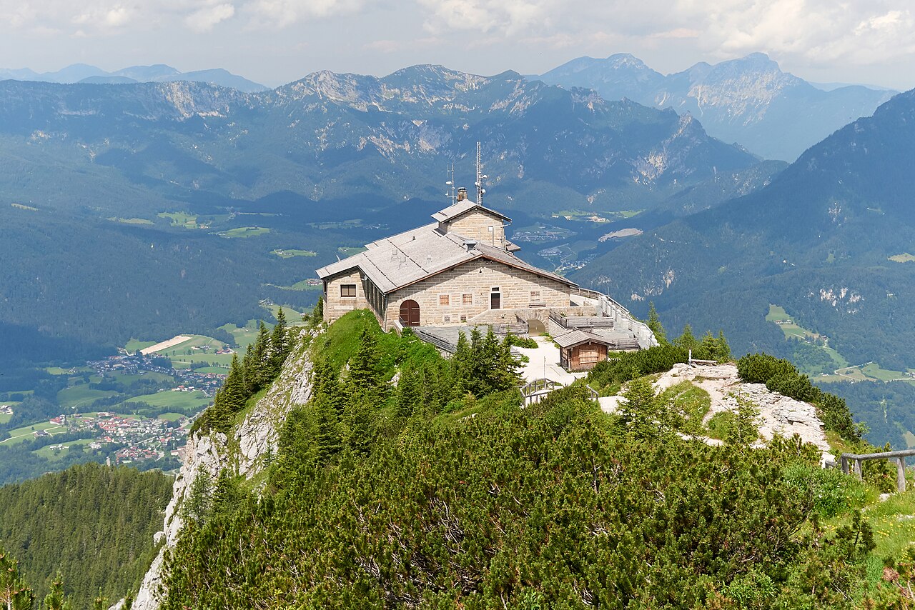 Il Kehlsteinhaus sul Kehlstein sopra Berchtesgaden, in una fotografia del 14 luglio 2020, precedente all’incendio del 2026